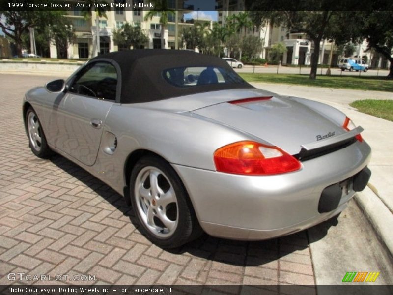 Arctic Silver Metallic / Black 1999 Porsche Boxster