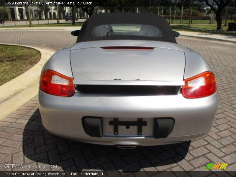 Arctic Silver Metallic / Black 1999 Porsche Boxster