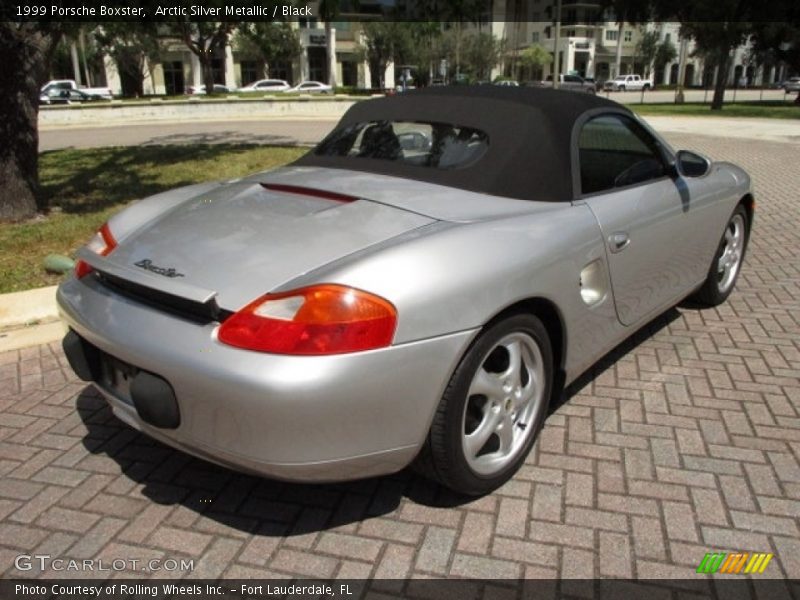 Arctic Silver Metallic / Black 1999 Porsche Boxster