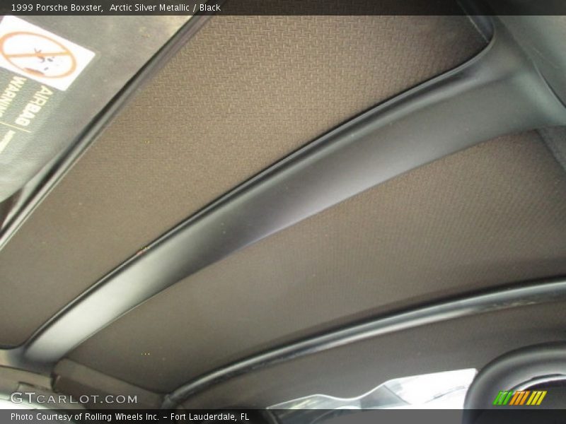 Arctic Silver Metallic / Black 1999 Porsche Boxster
