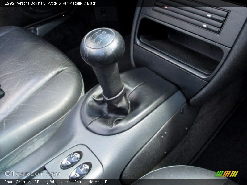 Arctic Silver Metallic / Black 1999 Porsche Boxster