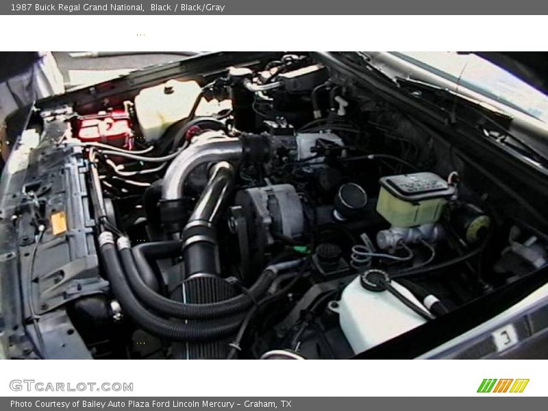 Black / Black/Gray 1987 Buick Regal Grand National