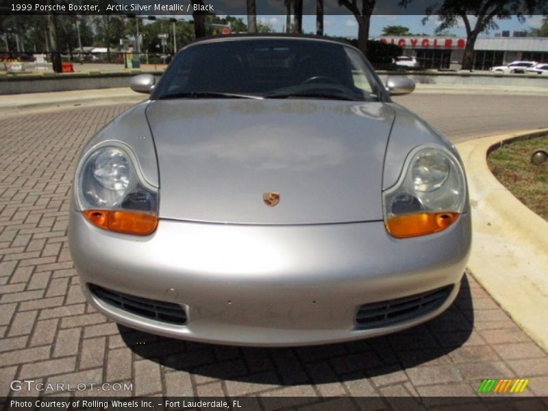 Arctic Silver Metallic / Black 1999 Porsche Boxster