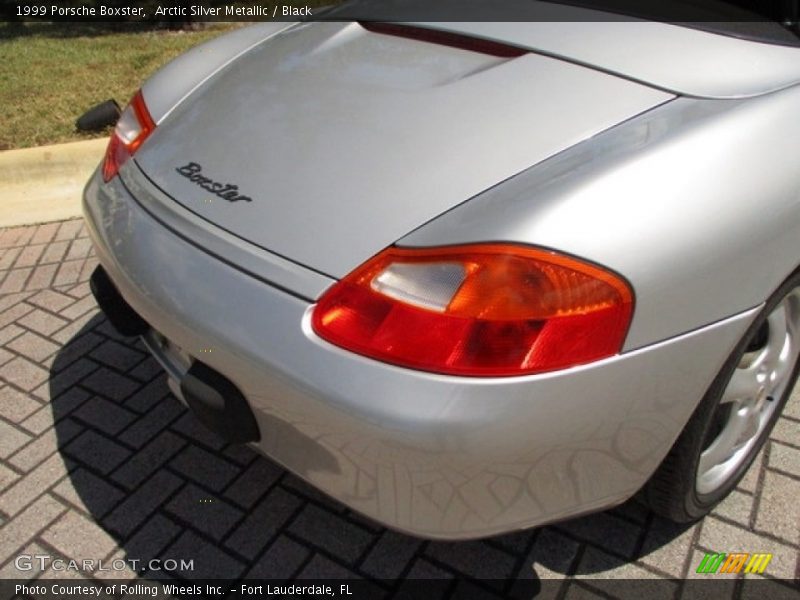 Arctic Silver Metallic / Black 1999 Porsche Boxster