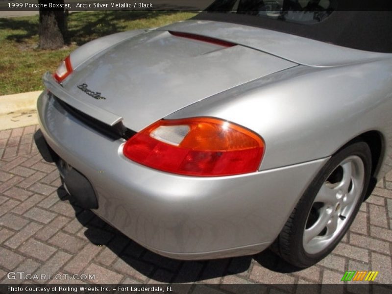 Arctic Silver Metallic / Black 1999 Porsche Boxster