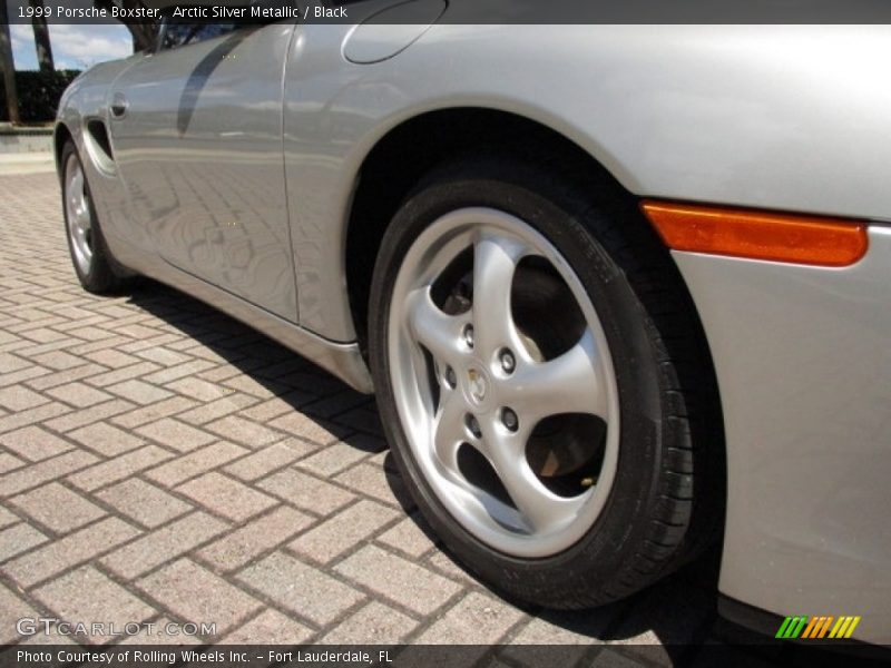 Arctic Silver Metallic / Black 1999 Porsche Boxster