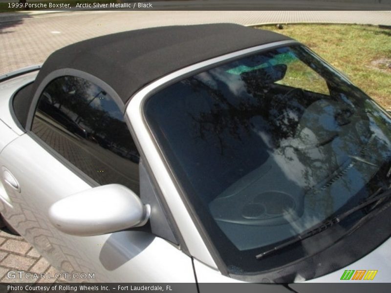 Arctic Silver Metallic / Black 1999 Porsche Boxster