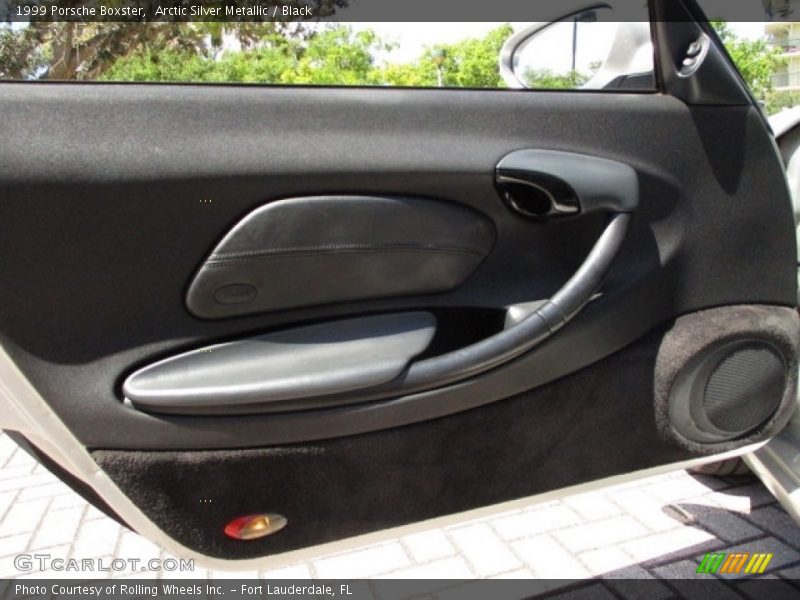 Arctic Silver Metallic / Black 1999 Porsche Boxster