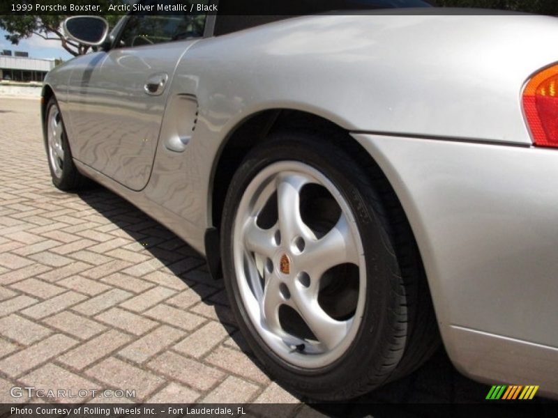 Arctic Silver Metallic / Black 1999 Porsche Boxster