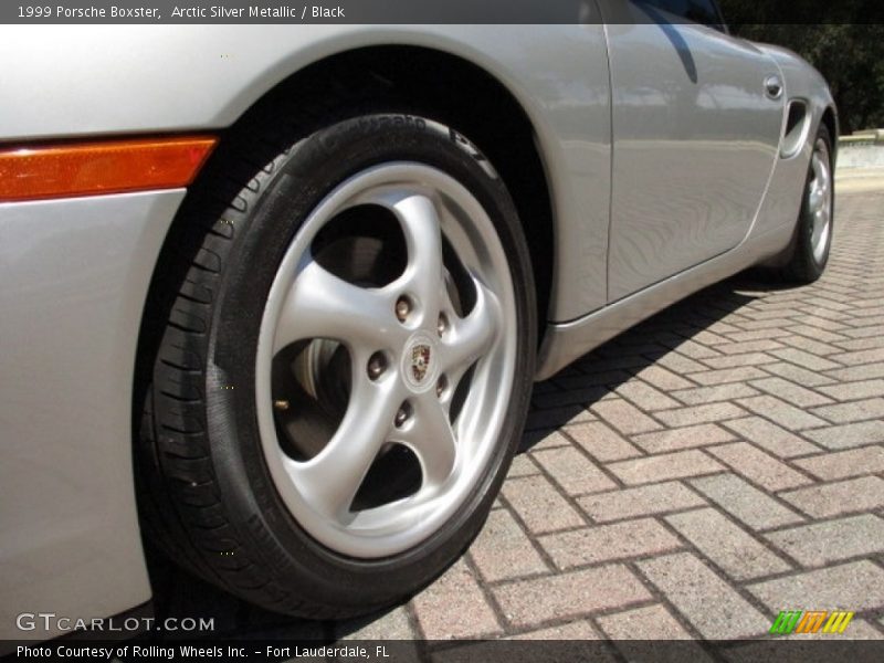 Arctic Silver Metallic / Black 1999 Porsche Boxster
