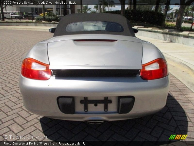 Arctic Silver Metallic / Black 1999 Porsche Boxster