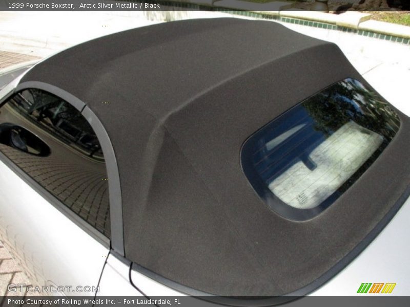 Arctic Silver Metallic / Black 1999 Porsche Boxster