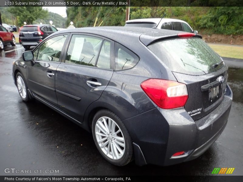 Dark Gray Metallic / Black 2013 Subaru Impreza 2.0i Limited 5 Door