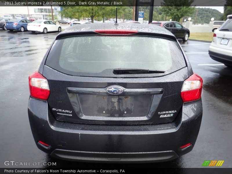 Dark Gray Metallic / Black 2013 Subaru Impreza 2.0i Limited 5 Door