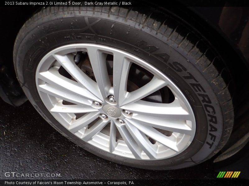 Dark Gray Metallic / Black 2013 Subaru Impreza 2.0i Limited 5 Door