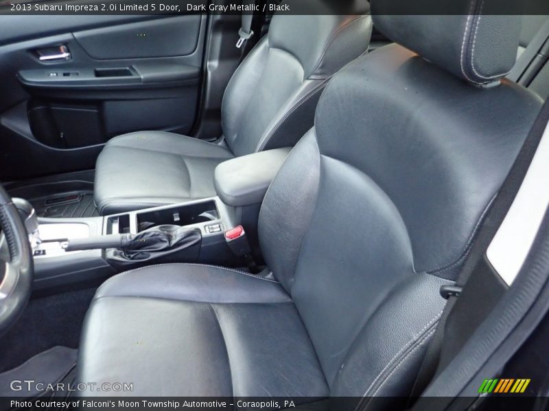 Dark Gray Metallic / Black 2013 Subaru Impreza 2.0i Limited 5 Door