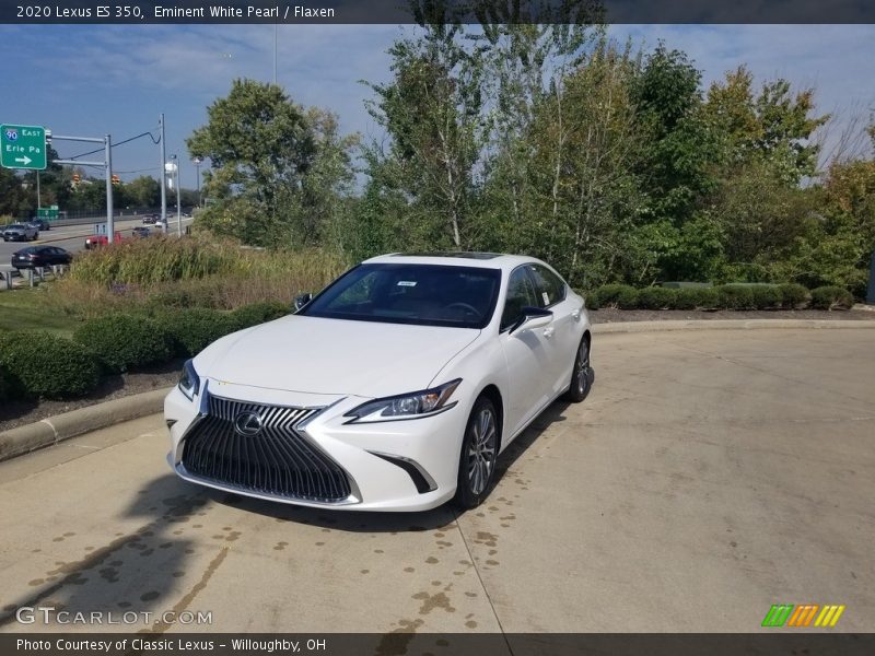 Eminent White Pearl / Flaxen 2020 Lexus ES 350