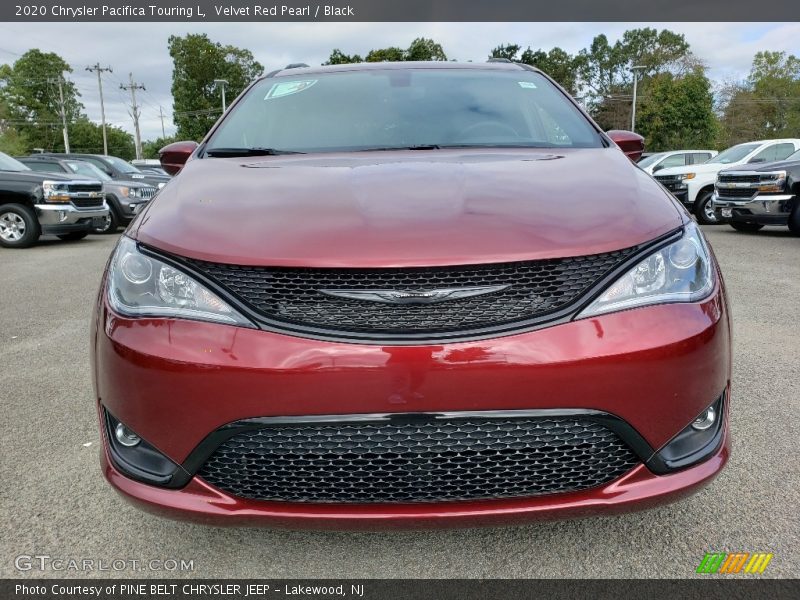 Velvet Red Pearl / Black 2020 Chrysler Pacifica Touring L