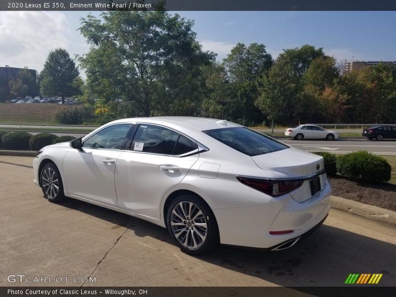 Eminent White Pearl / Flaxen 2020 Lexus ES 350