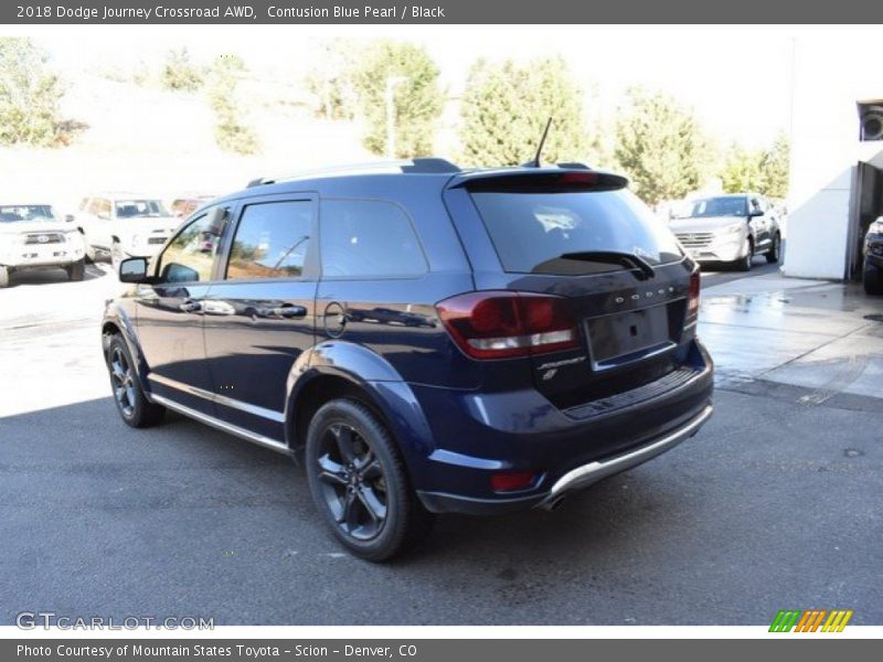 Contusion Blue Pearl / Black 2018 Dodge Journey Crossroad AWD