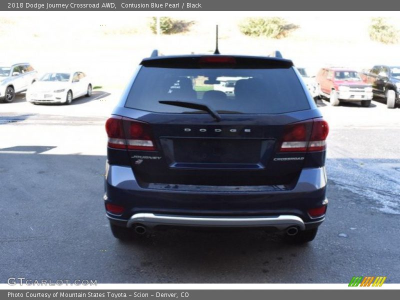 Contusion Blue Pearl / Black 2018 Dodge Journey Crossroad AWD