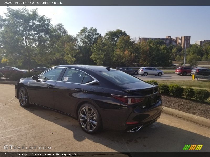 Obsidian / Black 2020 Lexus ES 350