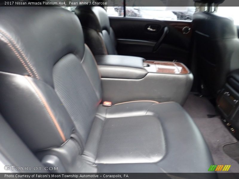 Pearl White / Charcoal 2017 Nissan Armada Platinum 4x4