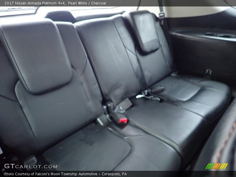 Pearl White / Charcoal 2017 Nissan Armada Platinum 4x4