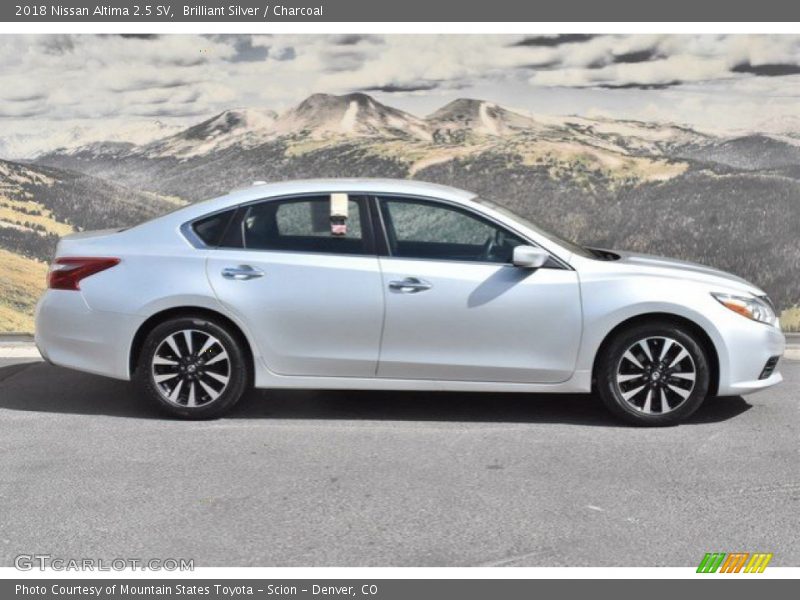 Brilliant Silver / Charcoal 2018 Nissan Altima 2.5 SV