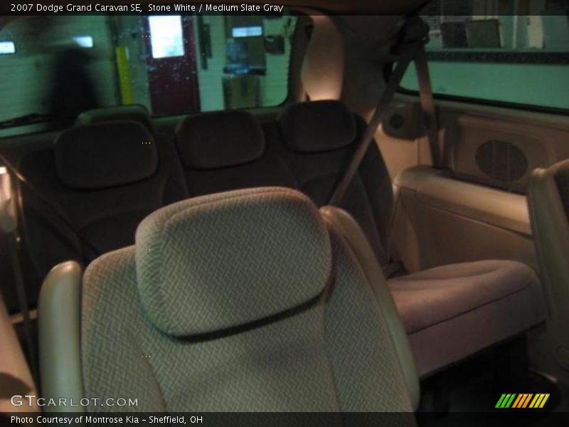 Stone White / Medium Slate Gray 2007 Dodge Grand Caravan SE