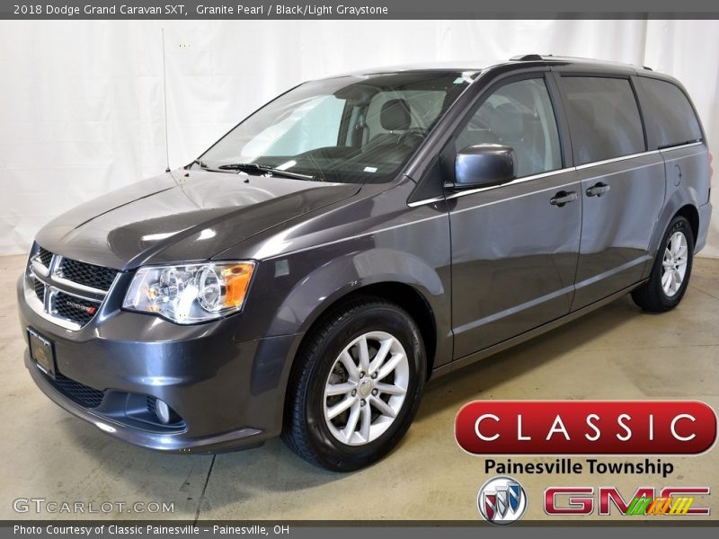 Granite Pearl / Black/Light Graystone 2018 Dodge Grand Caravan SXT