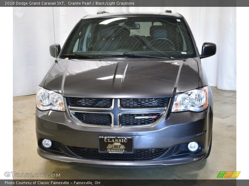 Granite Pearl / Black/Light Graystone 2018 Dodge Grand Caravan SXT