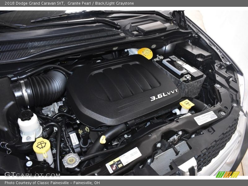 Granite Pearl / Black/Light Graystone 2018 Dodge Grand Caravan SXT