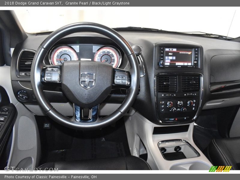 Granite Pearl / Black/Light Graystone 2018 Dodge Grand Caravan SXT