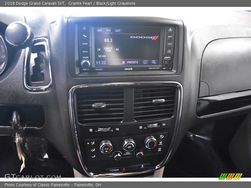 Granite Pearl / Black/Light Graystone 2018 Dodge Grand Caravan SXT