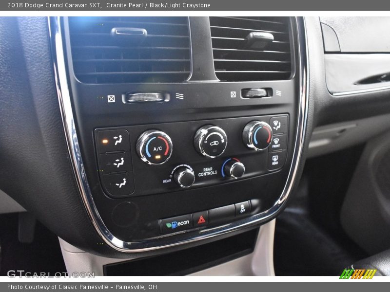 Granite Pearl / Black/Light Graystone 2018 Dodge Grand Caravan SXT