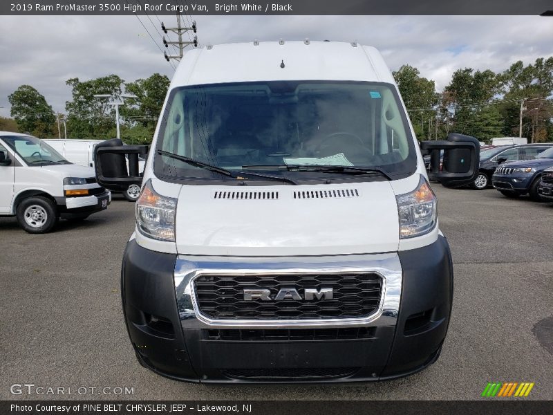 Bright White / Black 2019 Ram ProMaster 3500 High Roof Cargo Van