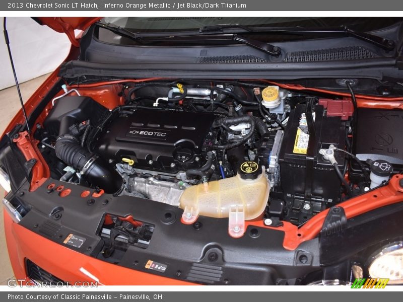 Inferno Orange Metallic / Jet Black/Dark Titanium 2013 Chevrolet Sonic LT Hatch