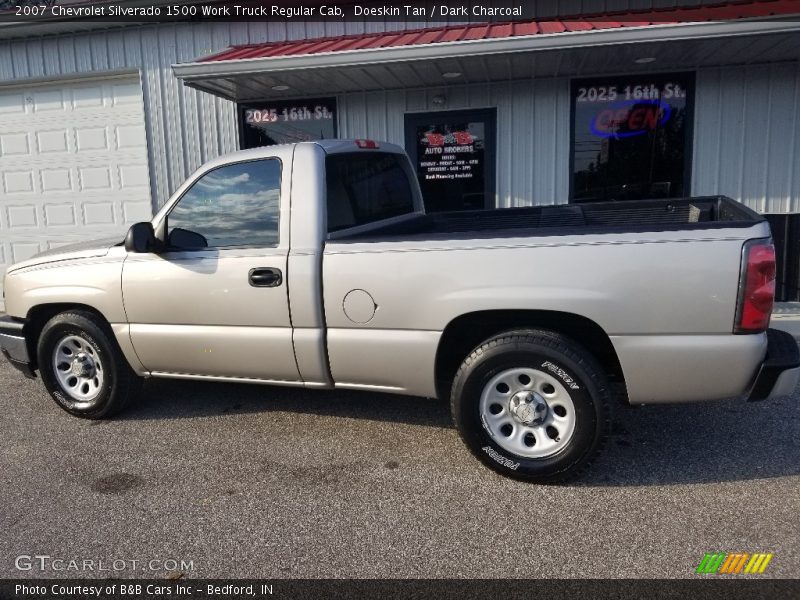 Doeskin Tan / Dark Charcoal 2007 Chevrolet Silverado 1500 Work Truck Regular Cab