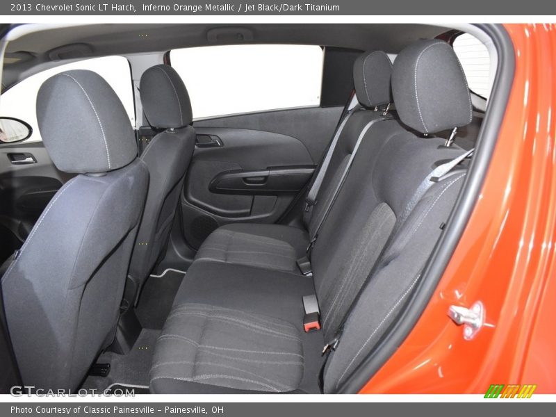Inferno Orange Metallic / Jet Black/Dark Titanium 2013 Chevrolet Sonic LT Hatch