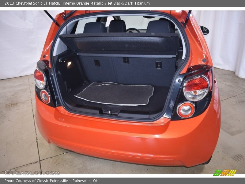 Inferno Orange Metallic / Jet Black/Dark Titanium 2013 Chevrolet Sonic LT Hatch