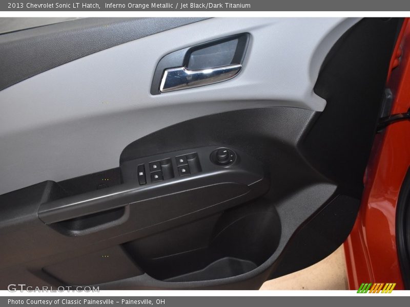 Inferno Orange Metallic / Jet Black/Dark Titanium 2013 Chevrolet Sonic LT Hatch