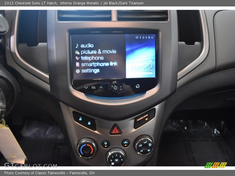 Inferno Orange Metallic / Jet Black/Dark Titanium 2013 Chevrolet Sonic LT Hatch