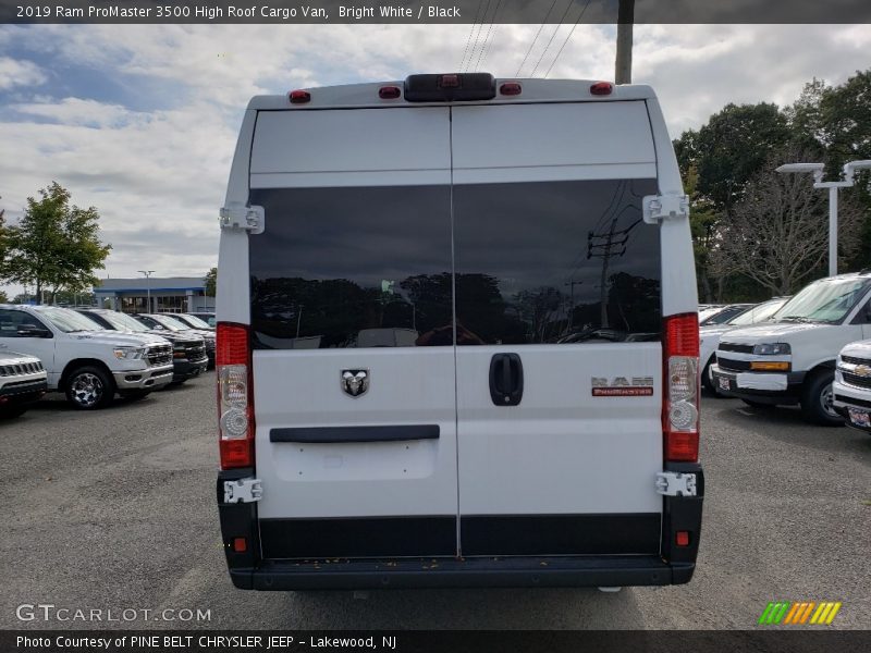 Bright White / Black 2019 Ram ProMaster 3500 High Roof Cargo Van