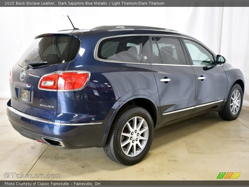 Dark Sapphire Blue Metallic / Light Titanium/Dark Titanium 2015 Buick Enclave Leather