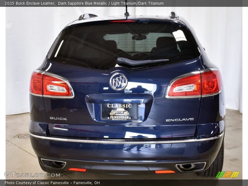 Dark Sapphire Blue Metallic / Light Titanium/Dark Titanium 2015 Buick Enclave Leather