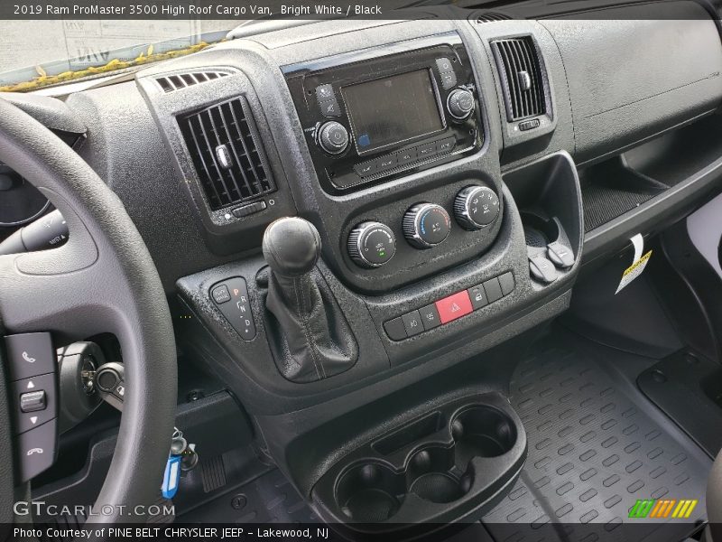 Bright White / Black 2019 Ram ProMaster 3500 High Roof Cargo Van