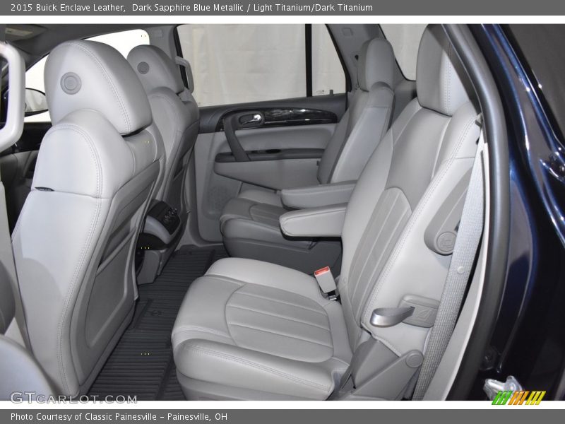 Dark Sapphire Blue Metallic / Light Titanium/Dark Titanium 2015 Buick Enclave Leather