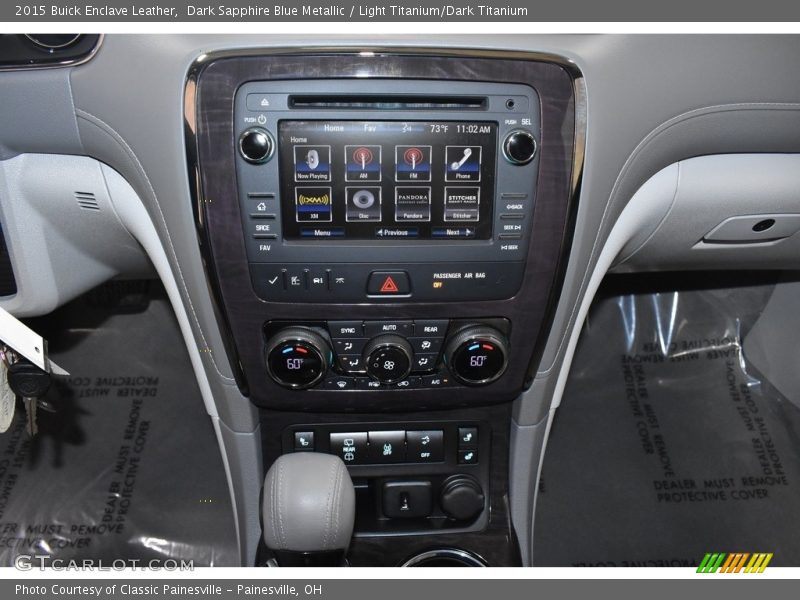 Dark Sapphire Blue Metallic / Light Titanium/Dark Titanium 2015 Buick Enclave Leather