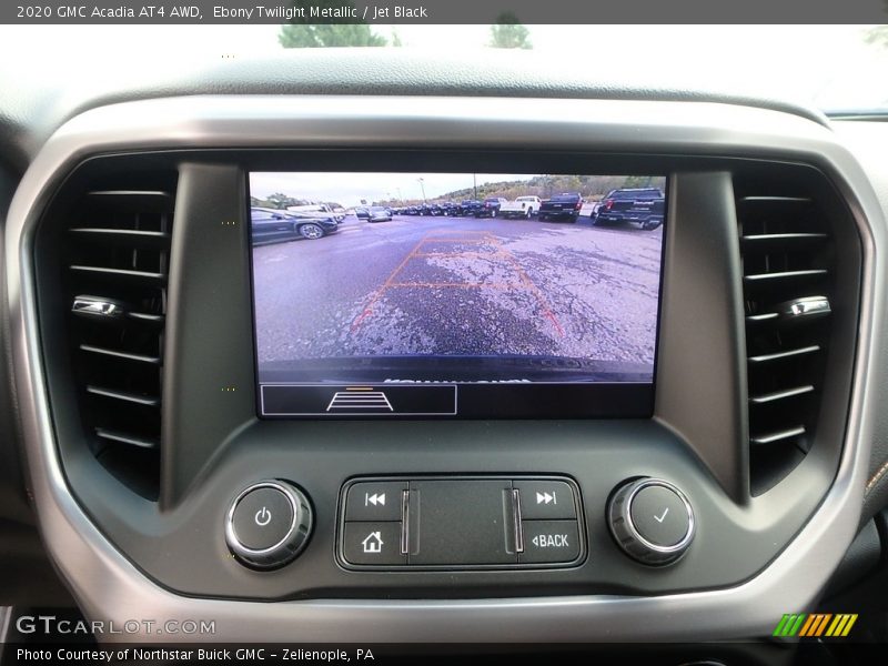 Navigation of 2020 Acadia AT4 AWD